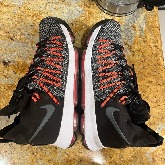 Nike KD 9 Elite Dark Grey Hyper Orange size 11 - Picture 8 of 10